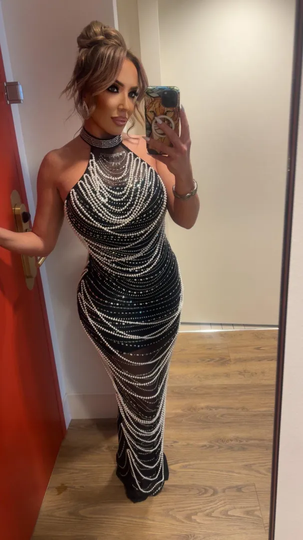 Richelle before the AVN Awards