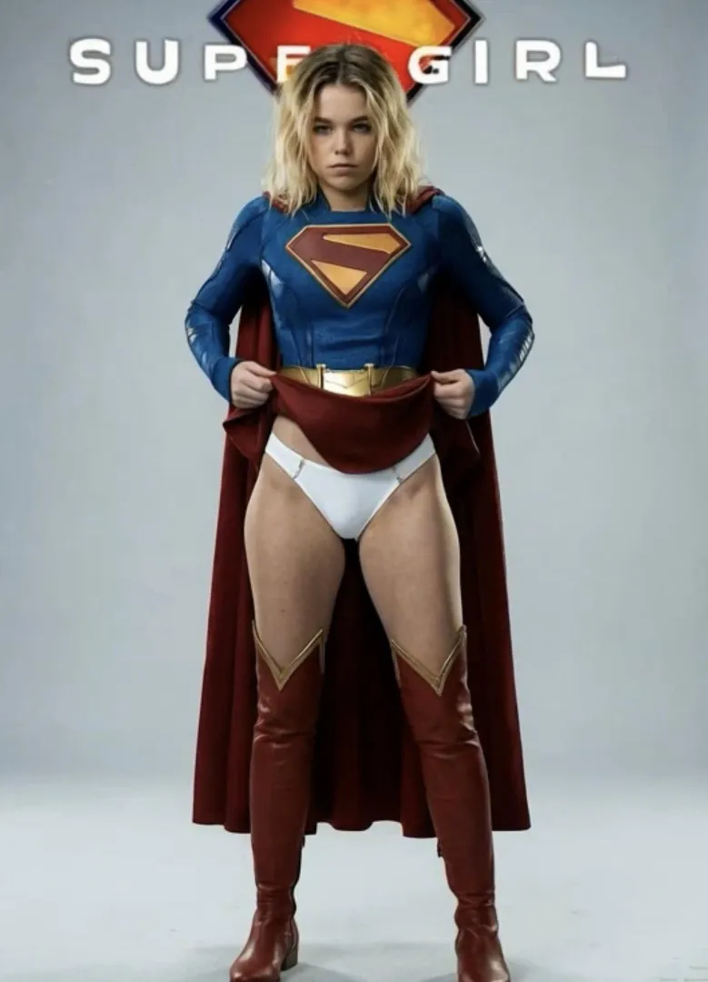 Supergirl (Milly Alcock) upskirt fan poster 2