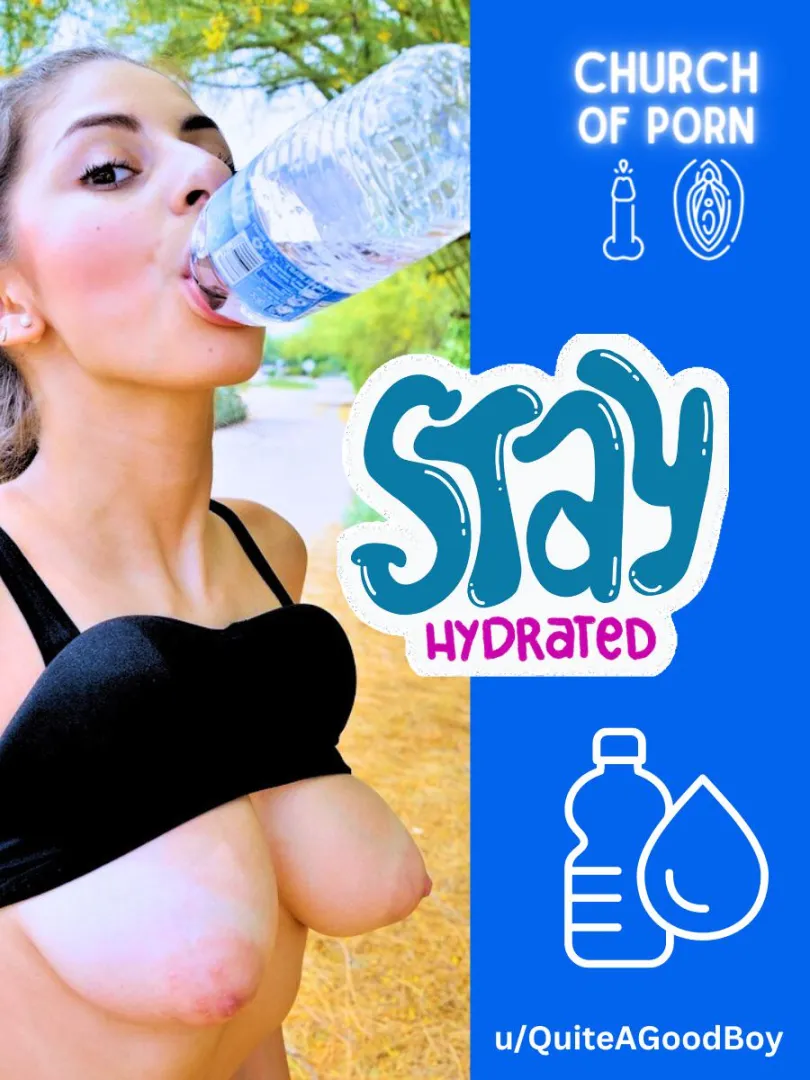 Take a break and drink water NOW!