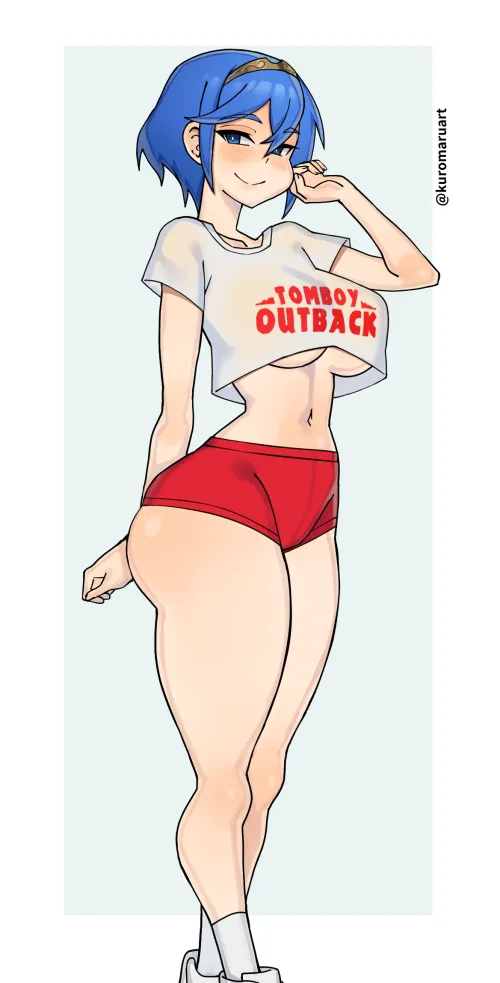 Tomboy Outback Masked Marth (kuromaruart)