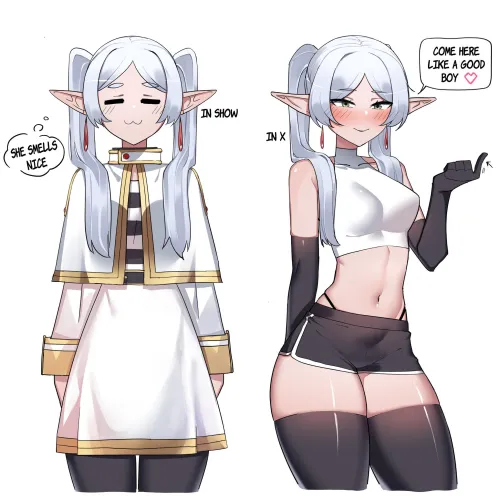 Two types of Frieren (ti_keep)