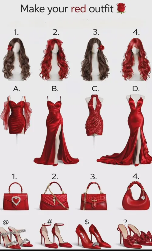 What's your Lady in Red outfit? ❤️
