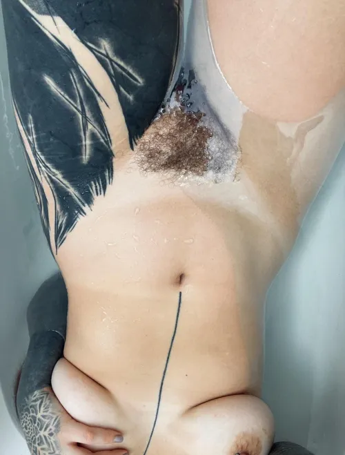 All clean before I get filthy again 