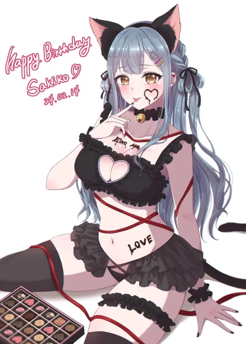 Chocolate kitty Sakiko [BanG Dream!] (ppora_)