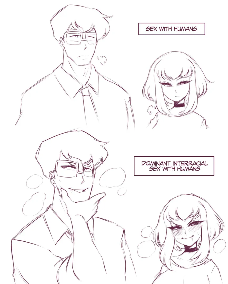 clark kent and kara zor-el thinking dirty thoughts (saltyxodium) (my adventures with superman) (https://x.com/SXodium/status/1817637360680542433)