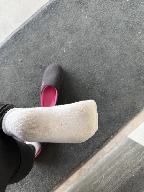 Deal is, I wear these while he’s locked up. Reward is, he gets them when I release him.