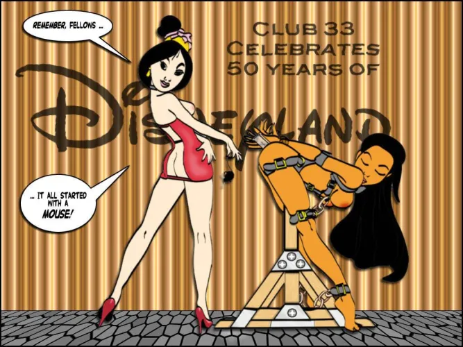 Disney bondage club: Mulan doms Pocahontas (Colonel Kink)