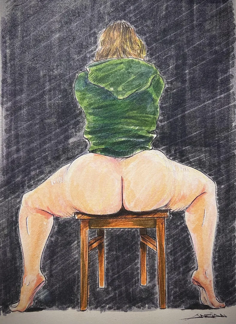 Drawing of u/rosie_cheeeks by me