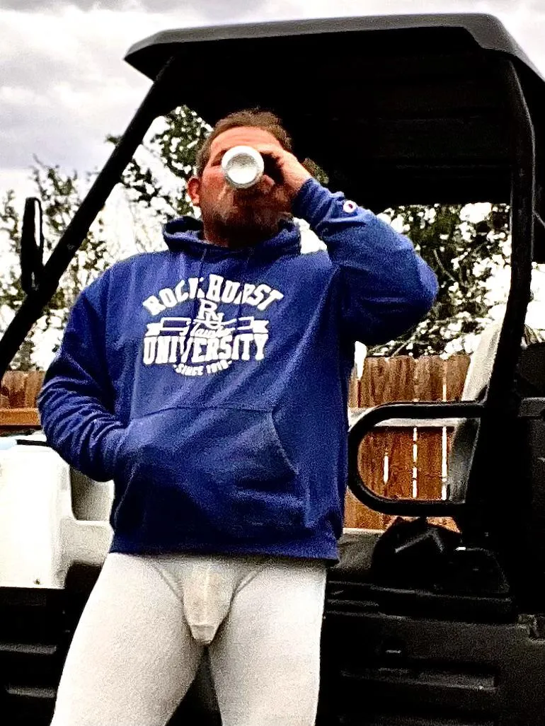 Drinks bulge and 4 wheeling