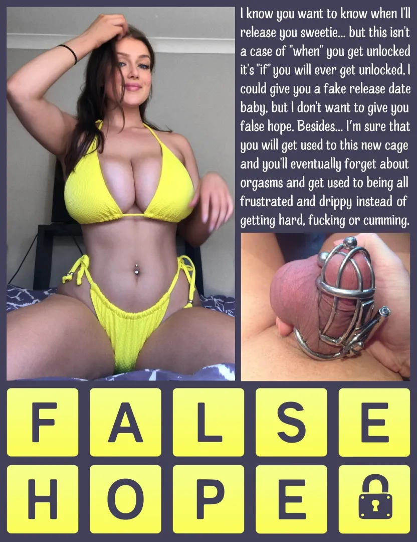 FALSE HOPE [chastity] [femdom] [denial]