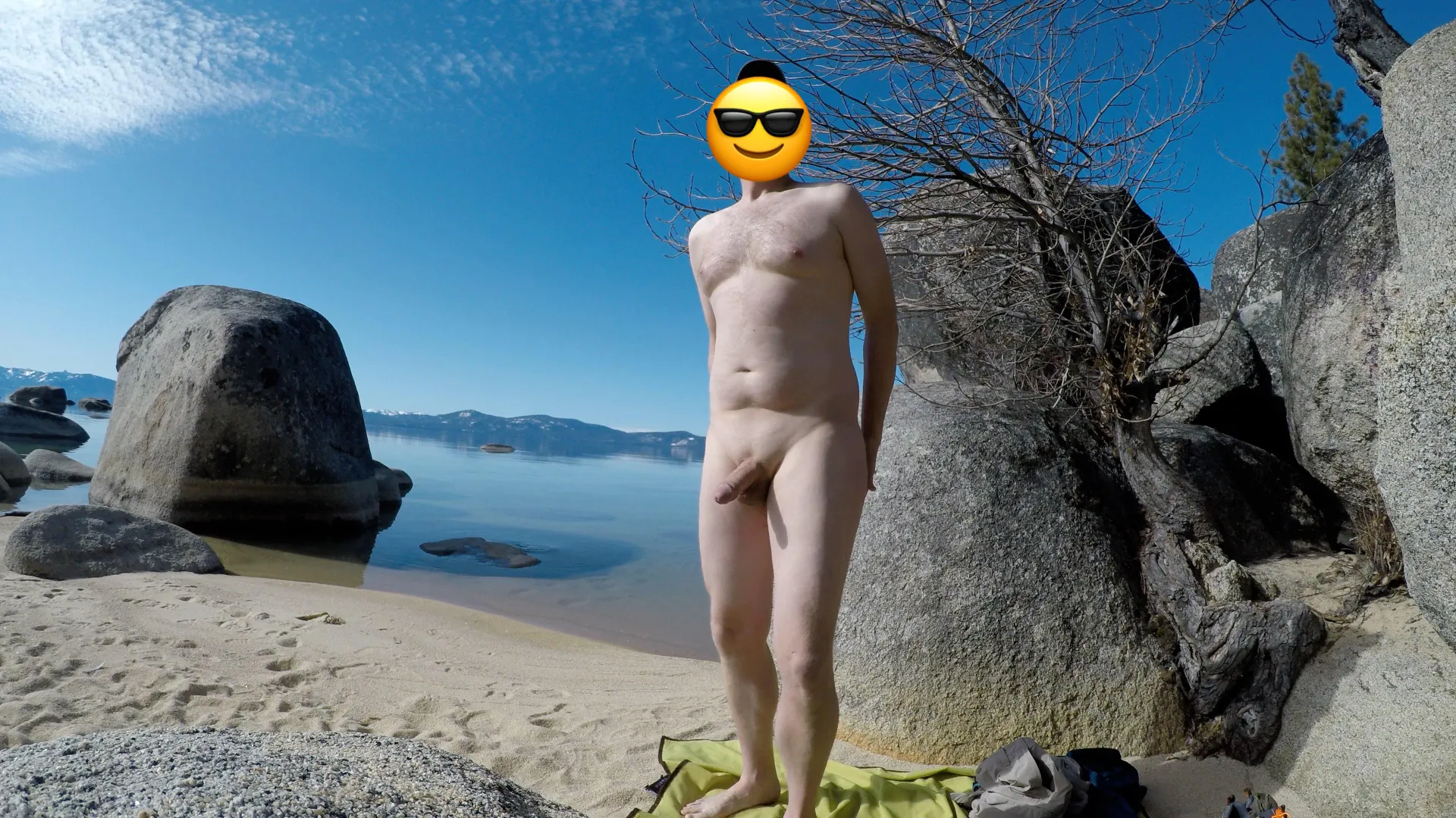 Finally warm enough to be naked outside