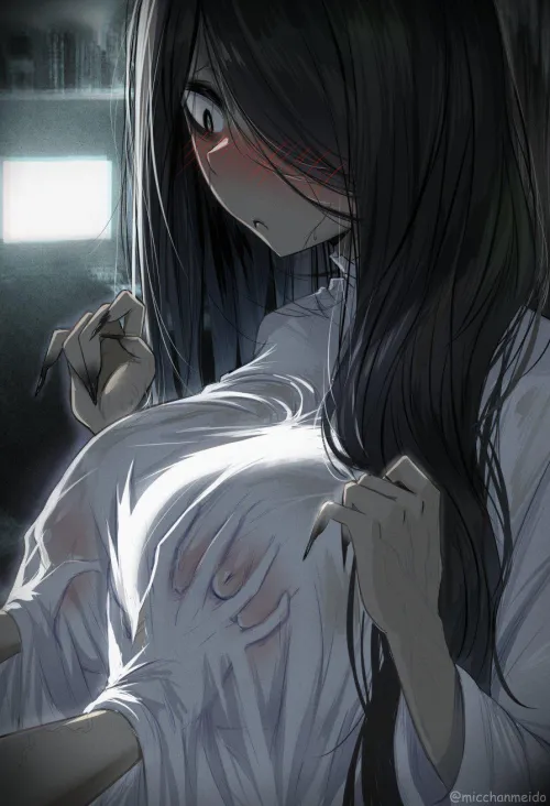 Grabbing Sadako’s tits (みっちゃん Micchan) [The Ring]