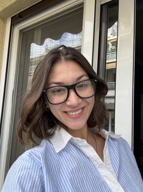 Grinning wide craving your mouth