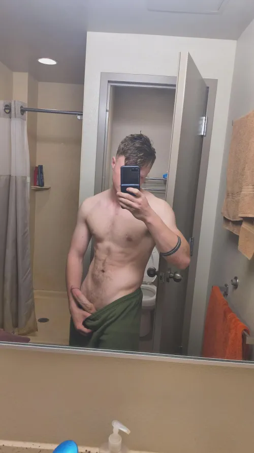 Hard as fuck after a long day at work