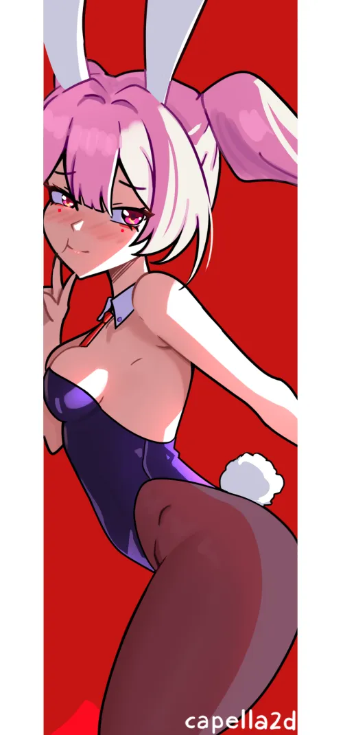 I drew Sparxie in a bunny outfit