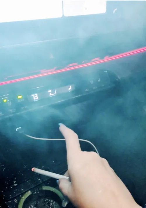 I'd Kiss You through the Haze..