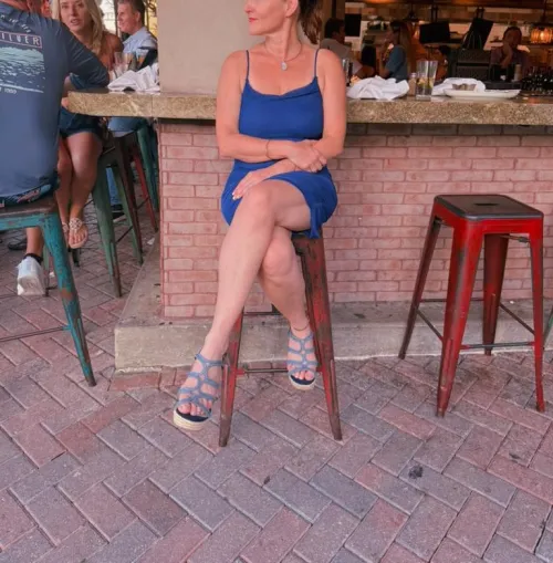 If you see me out, and i'm all dressed-up, i would hope you say hi and see if i have some time for some fun! i meet a lot of fun guys this way.