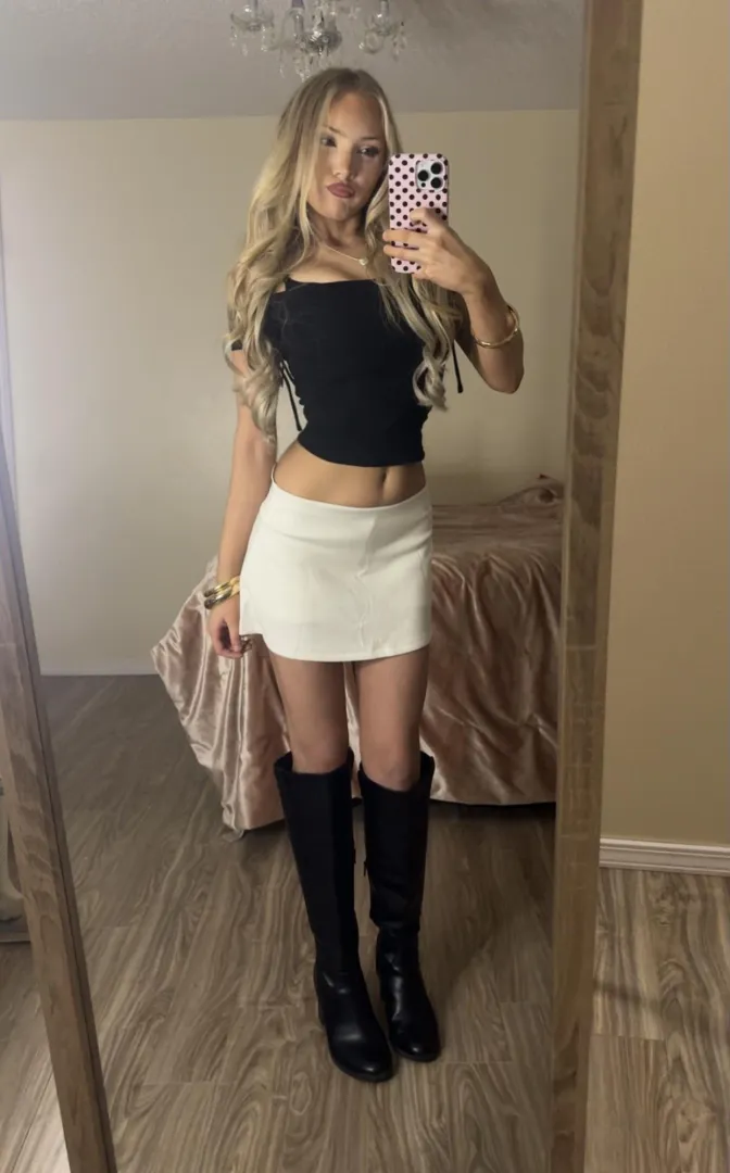 Lick my perfect boots clean while I stomp on you