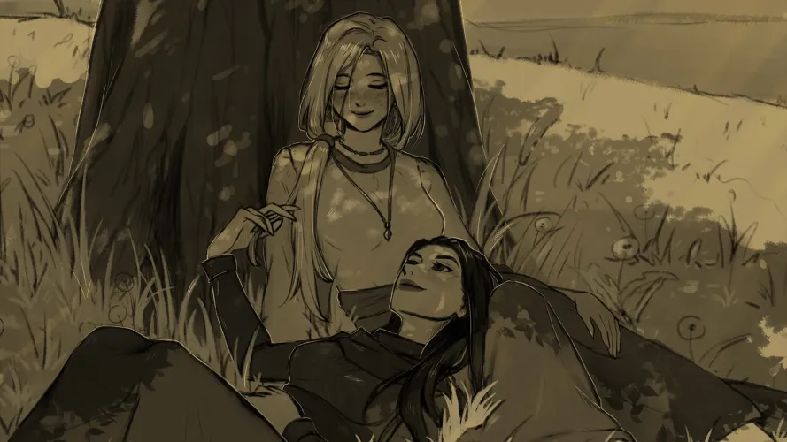 Nikaria and Kiria (by Nexocot) [Legends of Savvarah: Flowers and Scorpions]