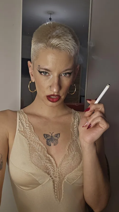 Nothing is more erotic than a cigarette butt with lipstick marks on it.