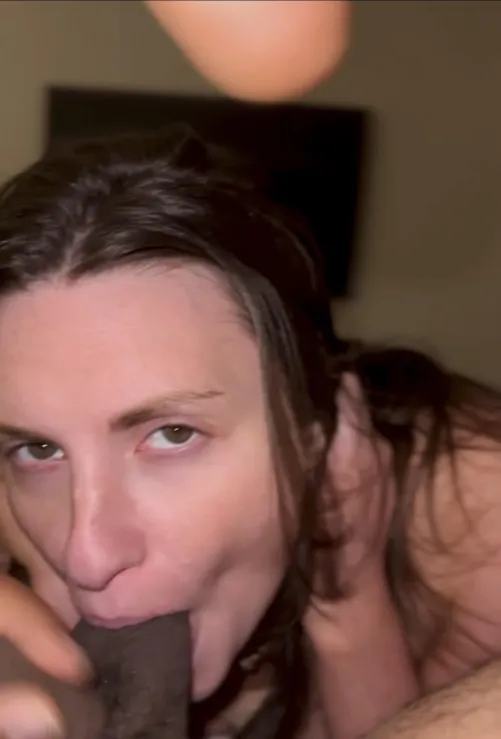 Pornstar Mila Taylor loves Worshipping my Indian Balls  Look at her eyes, Locked in! Hypnotized!