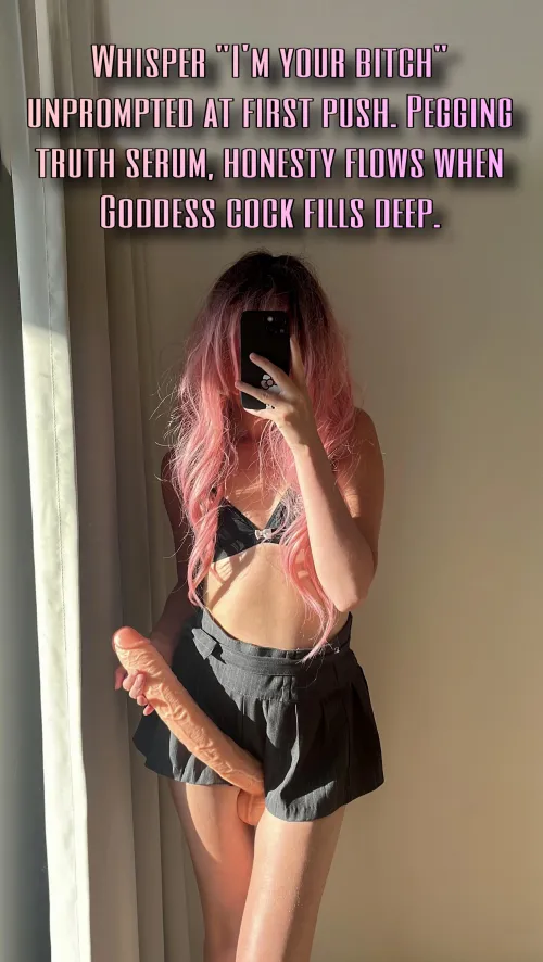 Truth comes out when you're filled with fear  [imagefap: princessdollmie]