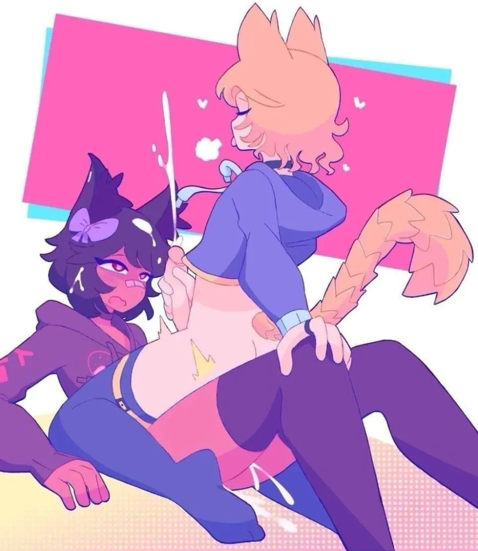 Two cuties having so much fun! Which position would you rather be in? ♡