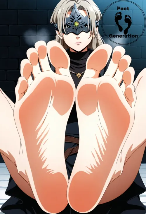 “Worship my tired soles, ashen one.”