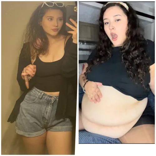 Would you jerk off to my fat body?