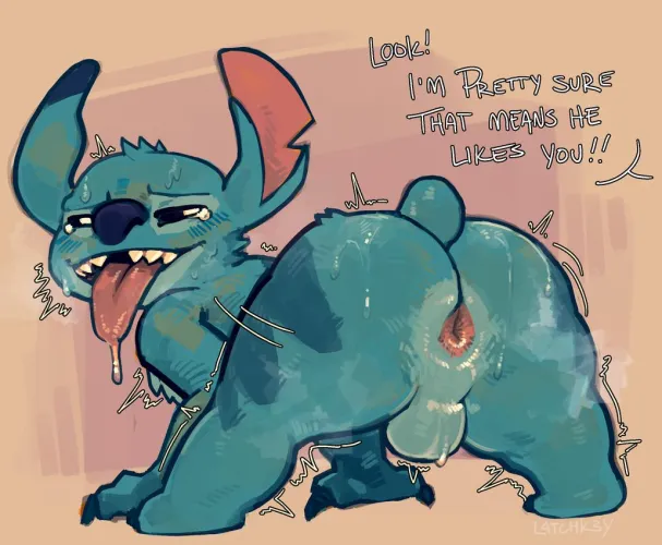 Would you sniff stitch's musky ass?