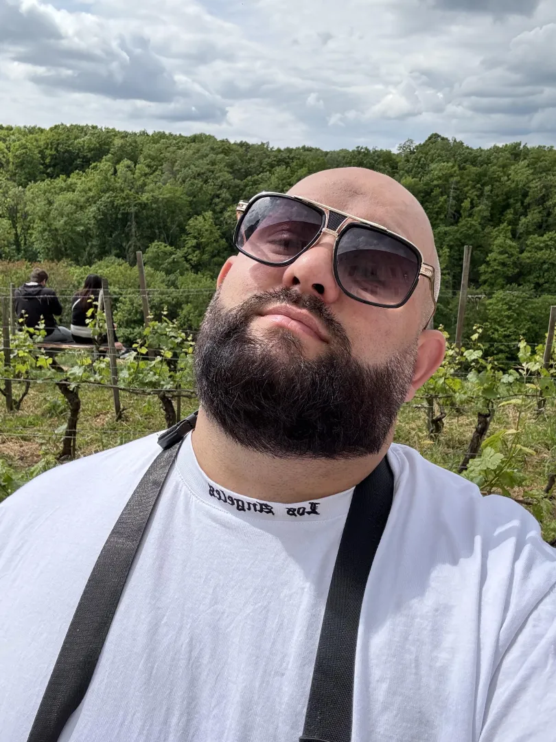 Enjoying the green scenery