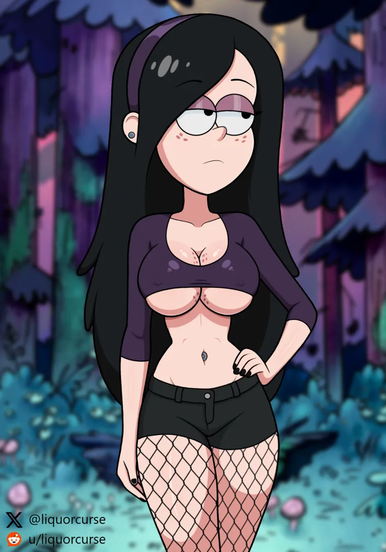 Goth Wendy Corduroy (liquorcurse) [Gravity Falls]