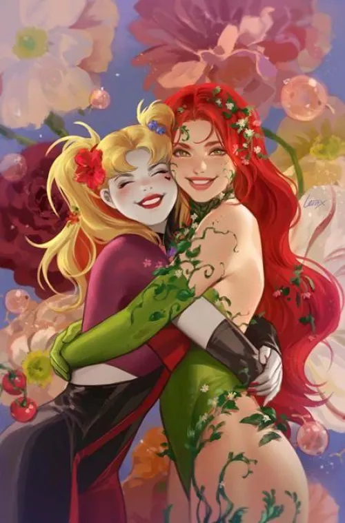 Harley and Ivy: Life and Crimes #3 cover by Lesley Leirix