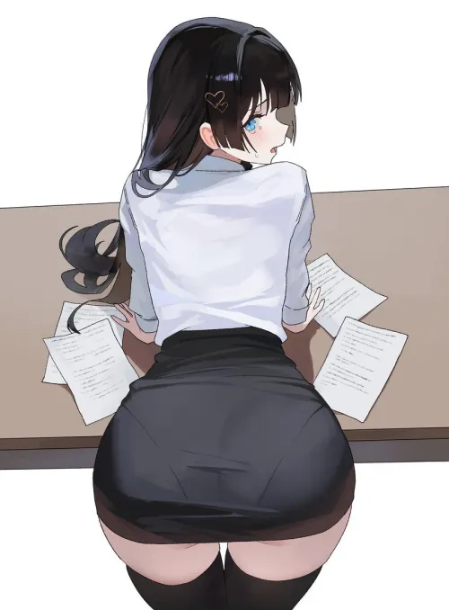 Office Lady Hina Bending Over [Stellive]