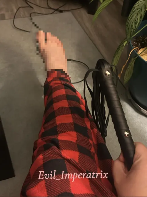 On your knees at my feet, and with one strike you’ll give me everything