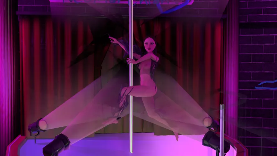Padme Amidala's Symbiote Pole Dancing