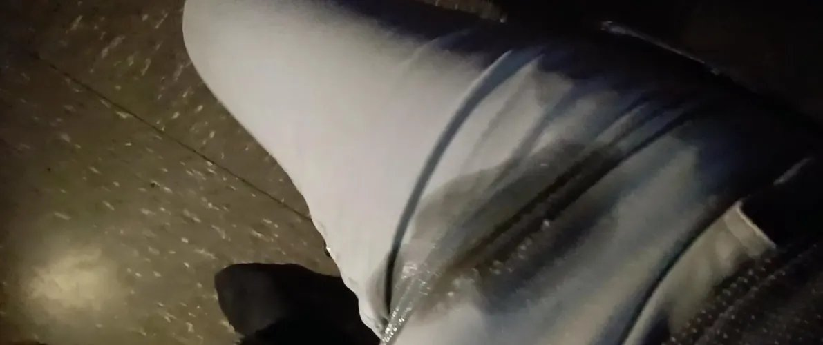 Pissing my pants at the desk...