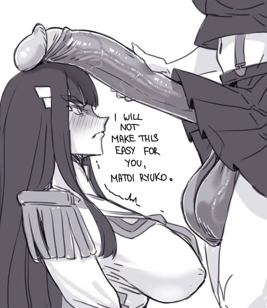 Satsuki, about to make it easy for Ryuko [Kill La Kill]