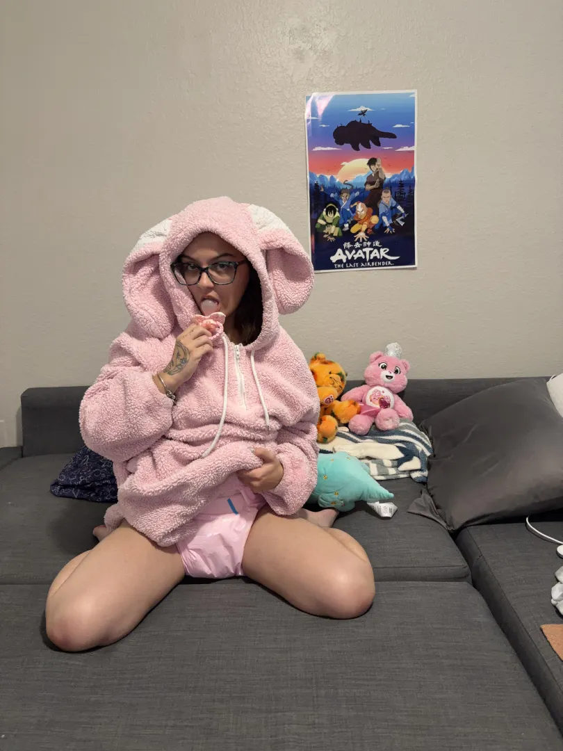 sweet little bunny.. until i turn around 