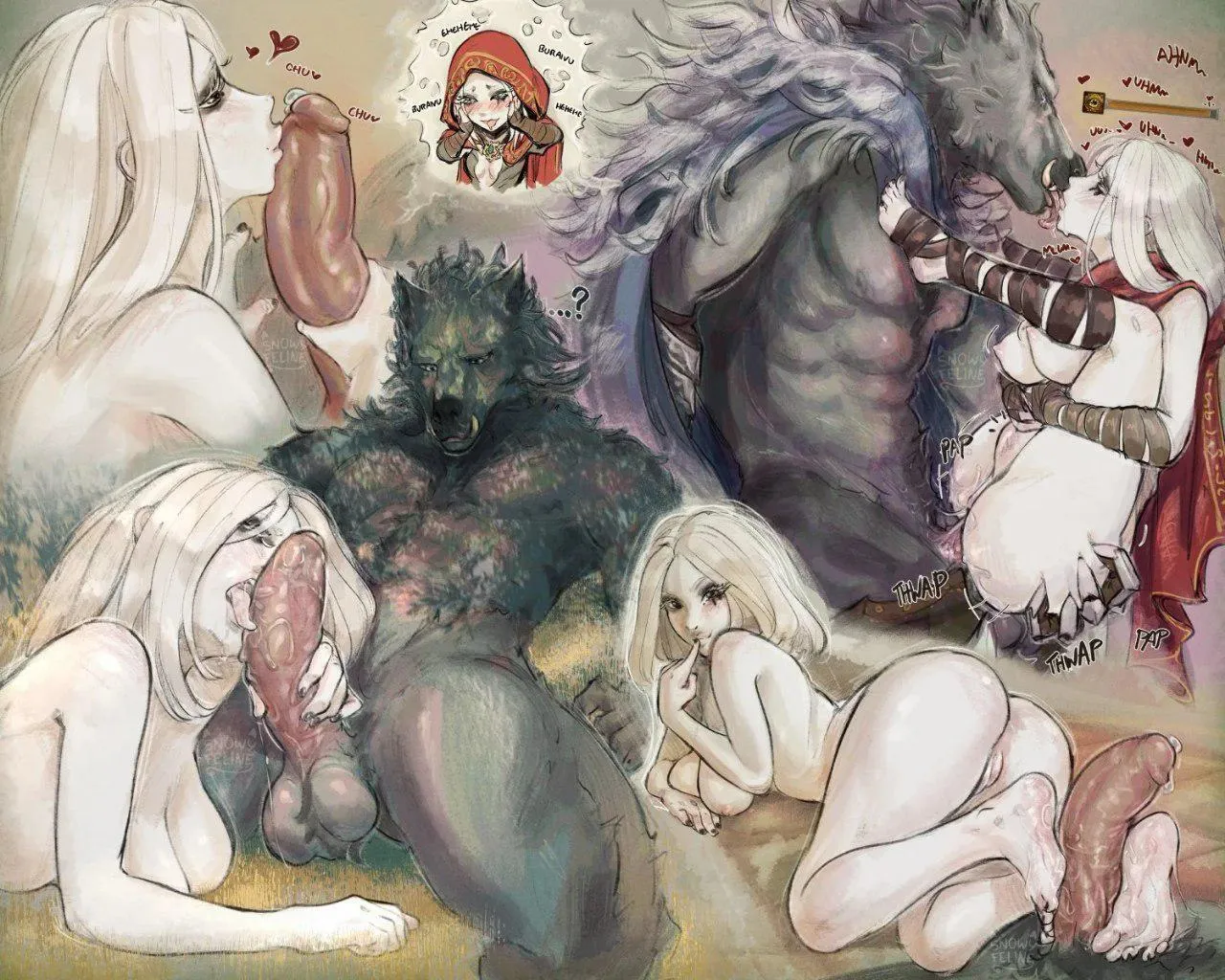 Tarnished wolf lover (SnowyFeline)