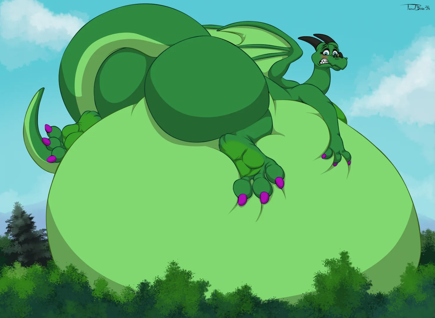The Fattened Dragoness Jotae (Teasel  Bone) [F]