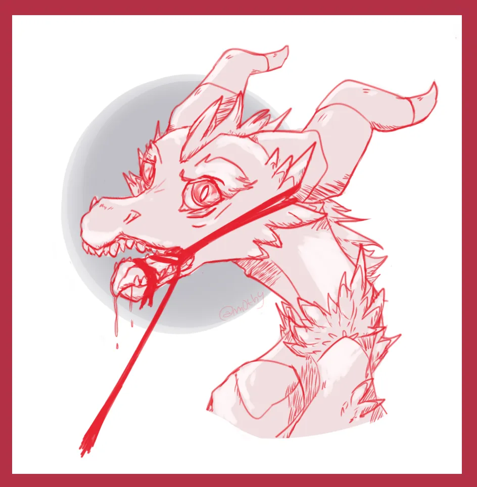 Tongue-tied captive (OC)