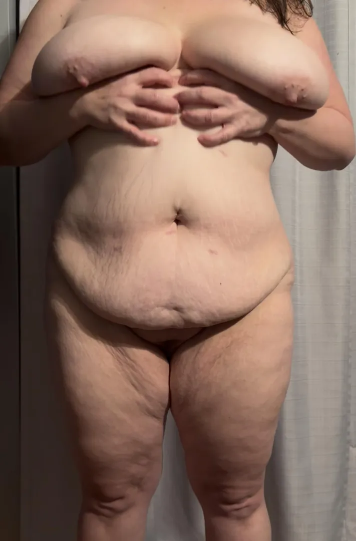 While undressing last night