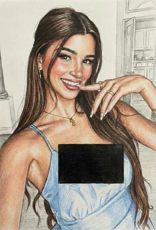 You don't even deserve to see a drawing of Brooke's cleavage