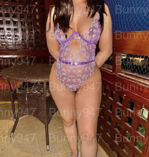 The lingerie didnt stay on for long 