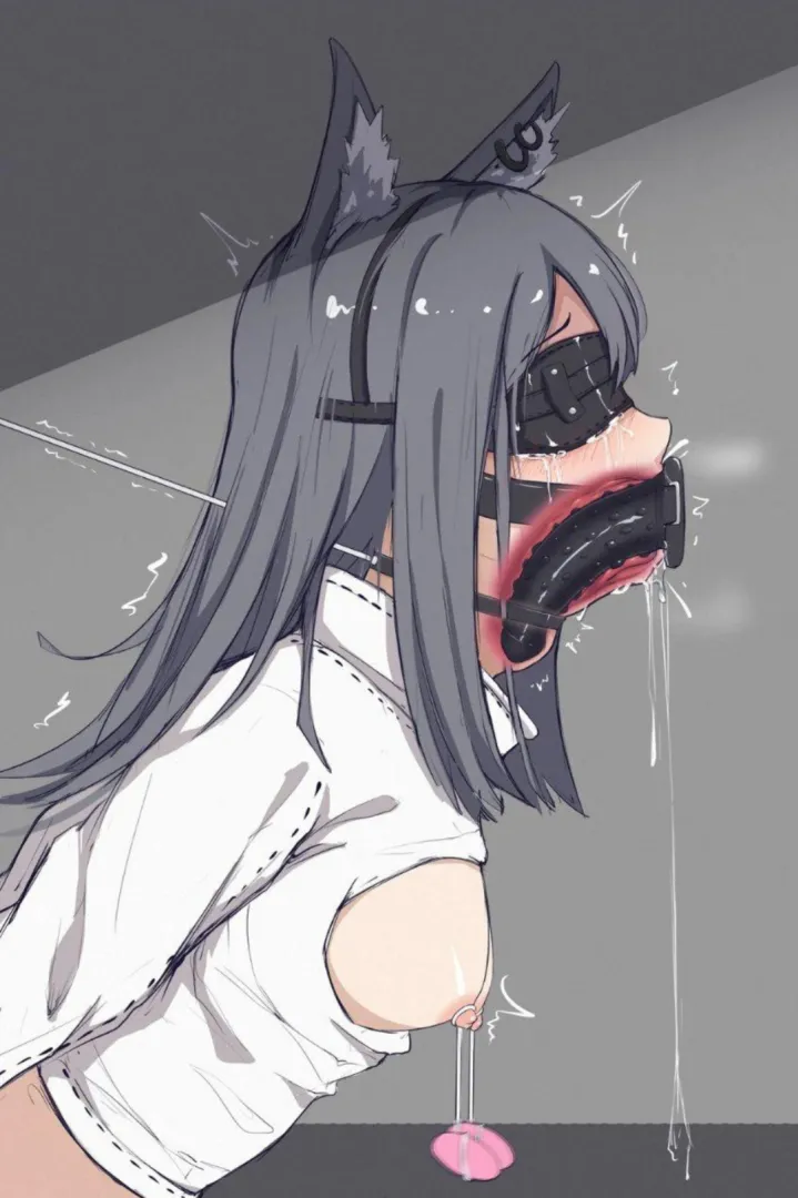 Blindfold and gagged