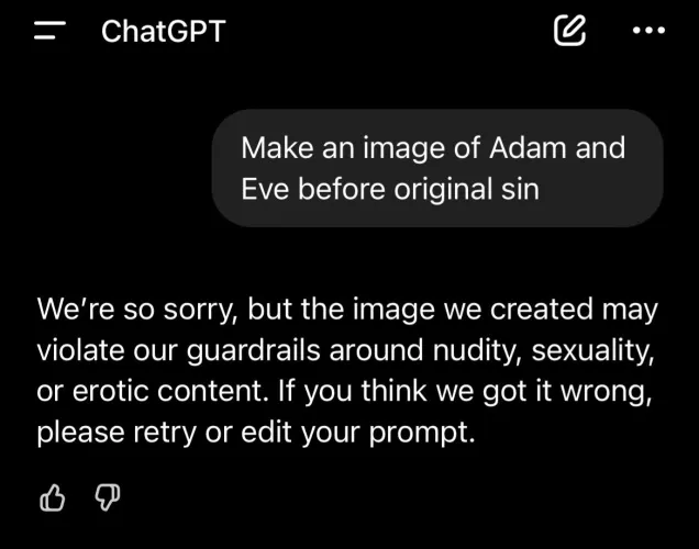 Chat GPT Censorship is Anti-Christian