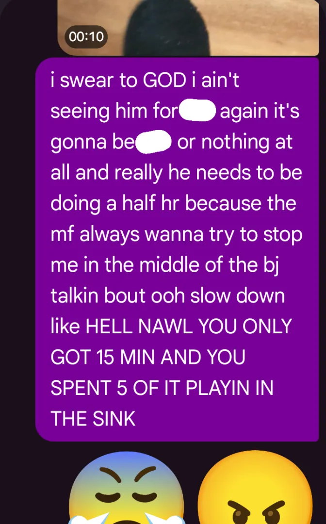 complaining abt a client to my SW bestie that i met on reddit lol- anyone else have those clients who manage to get water absolutely EVERYWHERE??? (rant incoming)