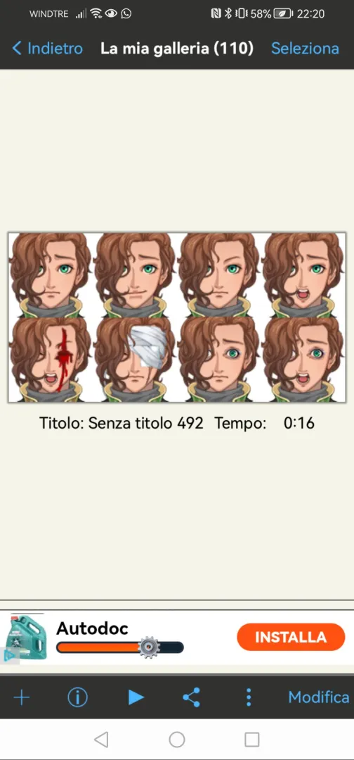 Editing the facesheet of my character