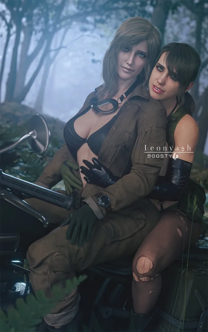 Eva and Quiet (Leonyash) [Metal Gear Solid]